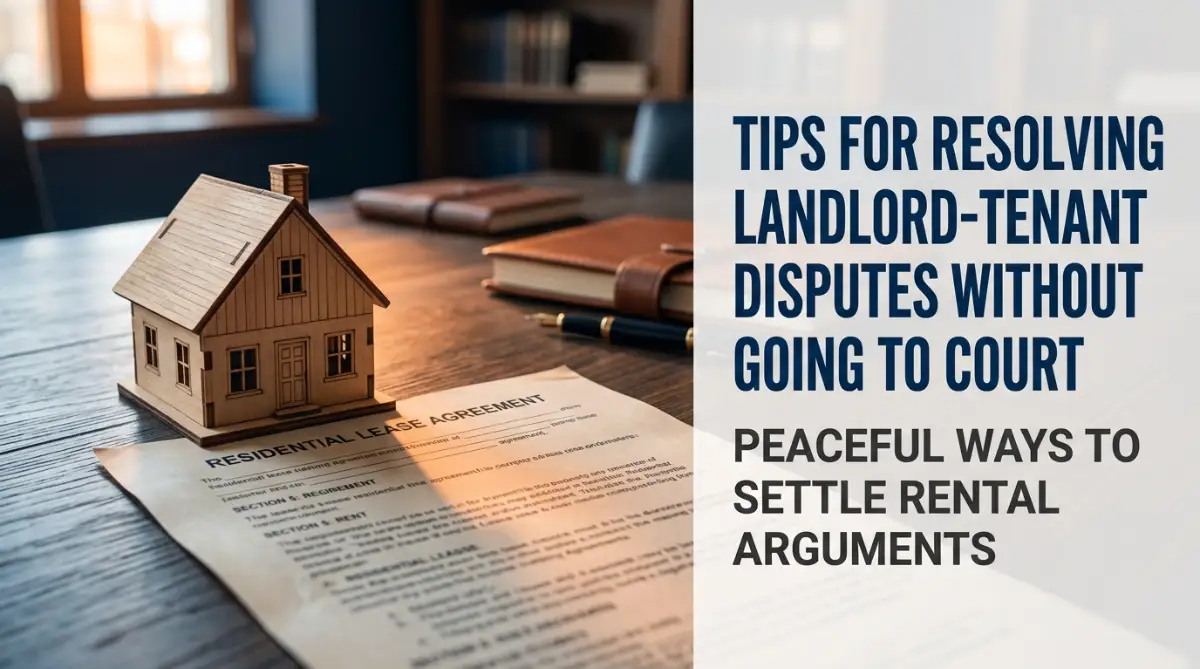 Simple Ways to Resolve Rental Arguments Outside of Court